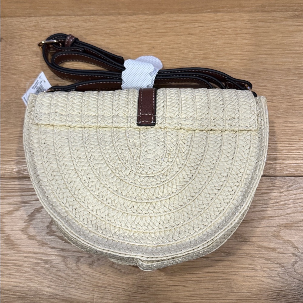 NWT OLD NAVY Raffia Crossbody Bag - Picture 3 of 5
